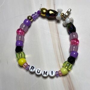 Netflix K-Pop Demon Hunters Huntrix Rumi Kandi Bracelet